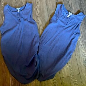 Isabel Maternity 2 pack medium shirts. New condition. Color purple/blue